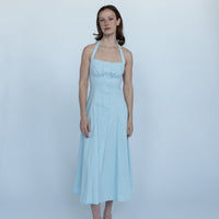 Cannes Blue Maxi Dress