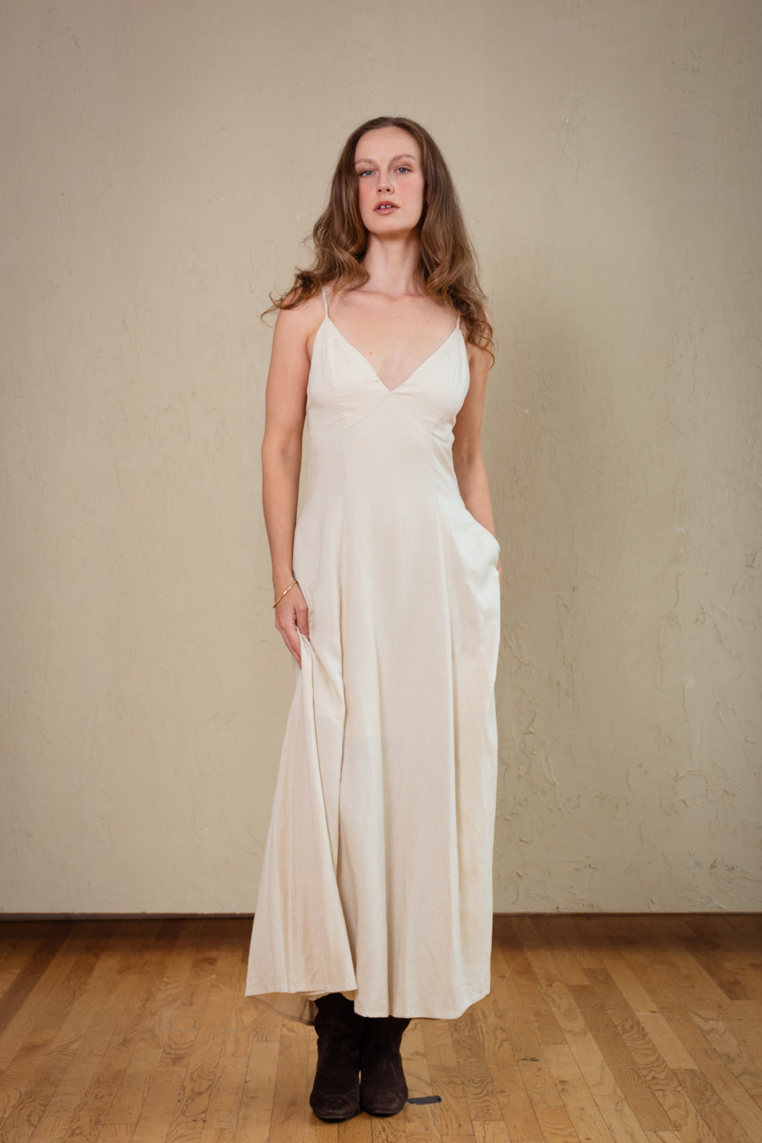 Evelyn Open Back Maxi Dress