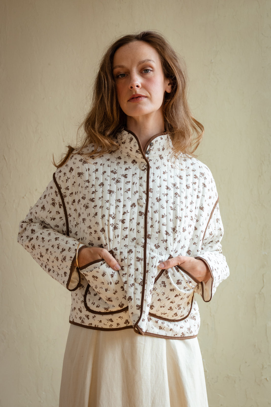 Lucia Floral Quilted Jacket