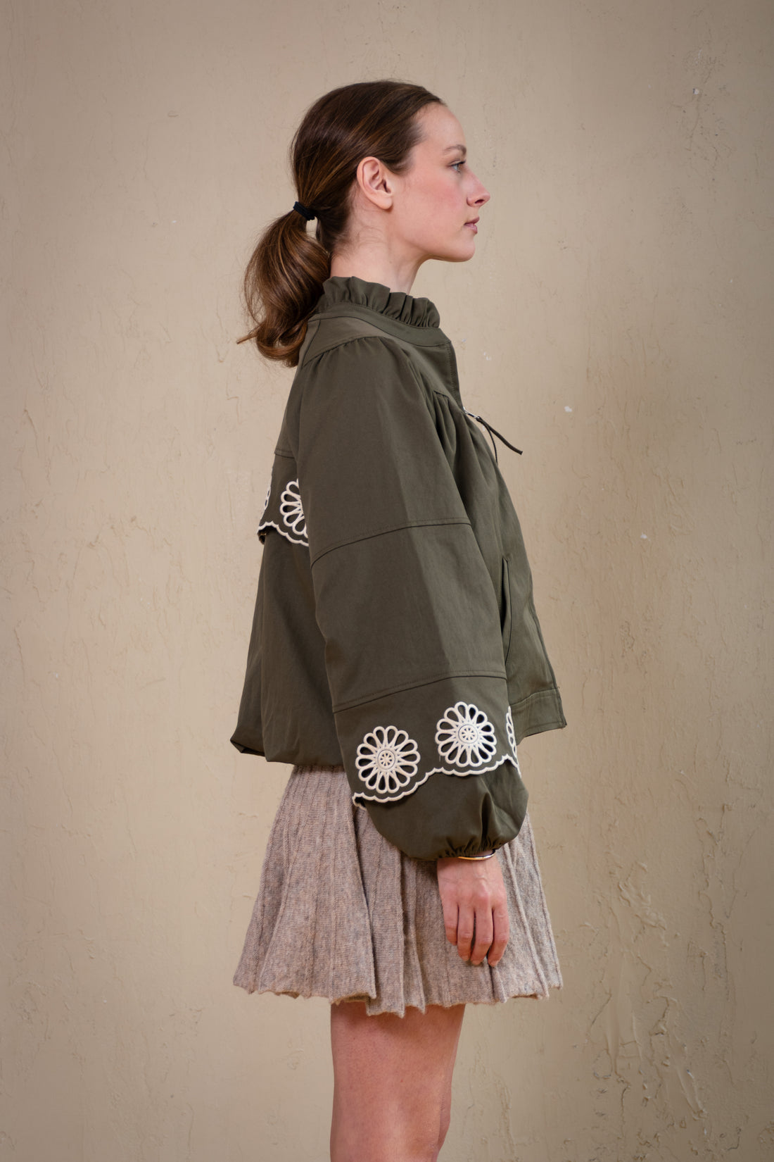 Amara Floral Cutwork Jacket