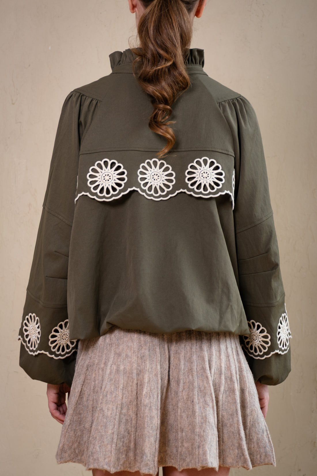 Amara Floral Cutwork Jacket