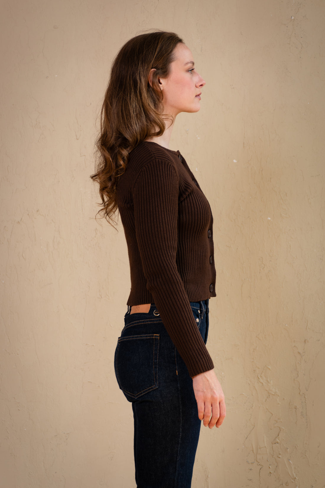 Stella  Faux Fur Collar Cardigan