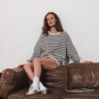Aspen Stripe Boxy Sweater