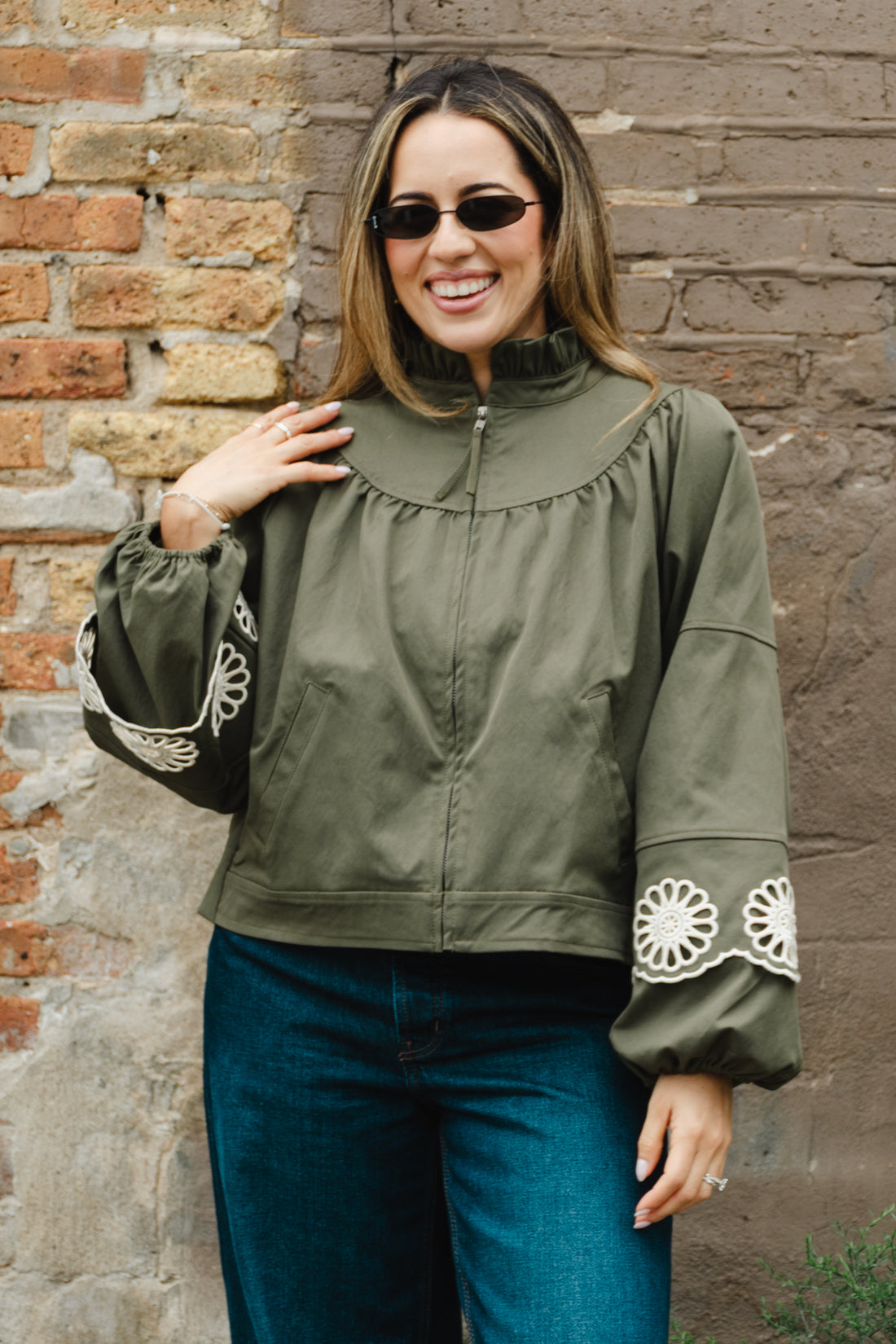 Amara Floral Cutwork Jacket
