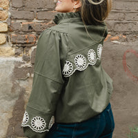 Amara Floral Cutwork Jacket