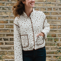 Lucia Floral Quilted Jacket