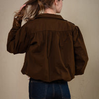 Geneva Funnel Neck Bomber Jacket