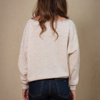 Noelle Contrast Trim Sweater