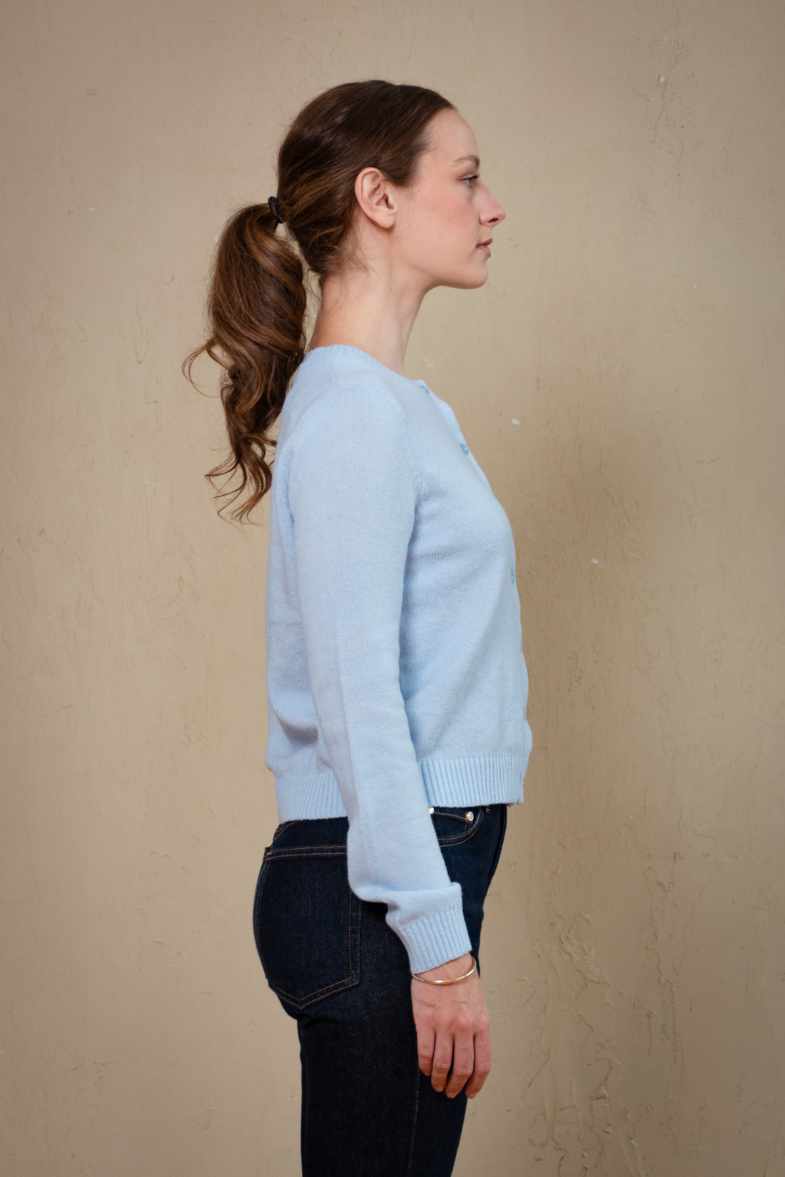 Elsie Ice Blue Cardigan