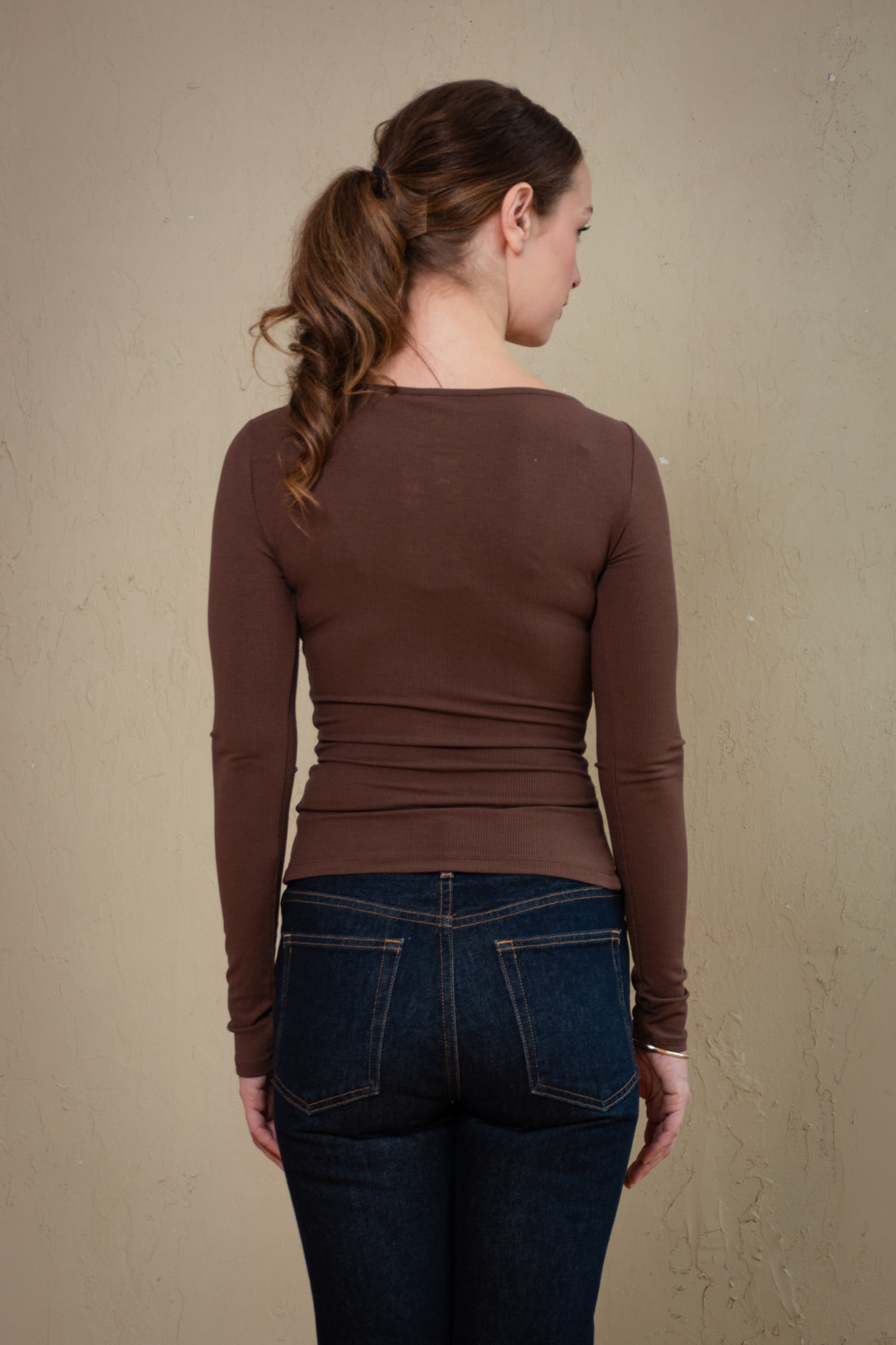 Elise Boat Neck Knit Top