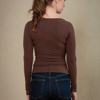 Elise Boat Neck Knit Top