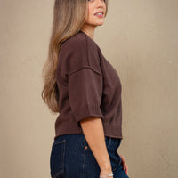 Maeve Seam Detail Knit Top