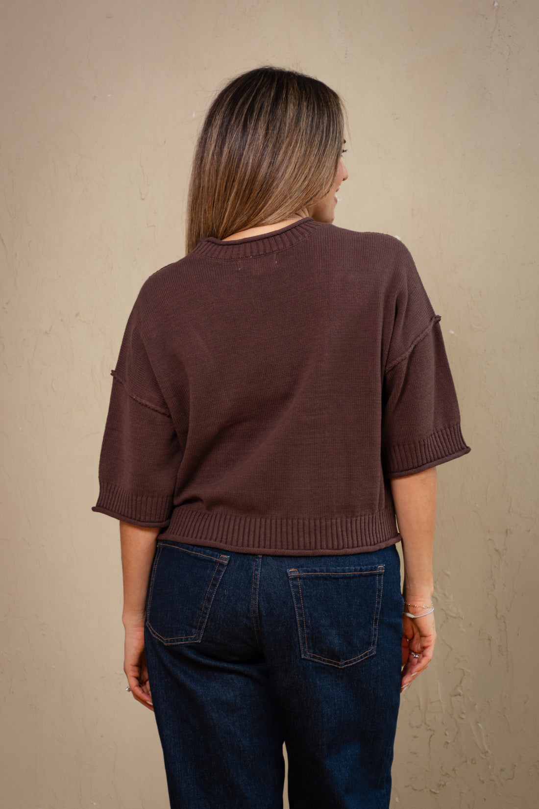 Maeve Seam Detail Knit Top