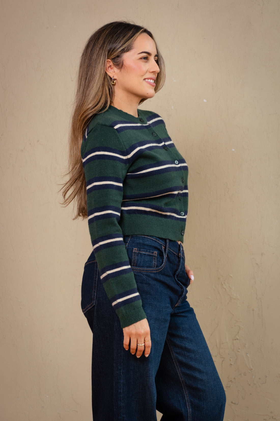 Maren Stripe Cardigan