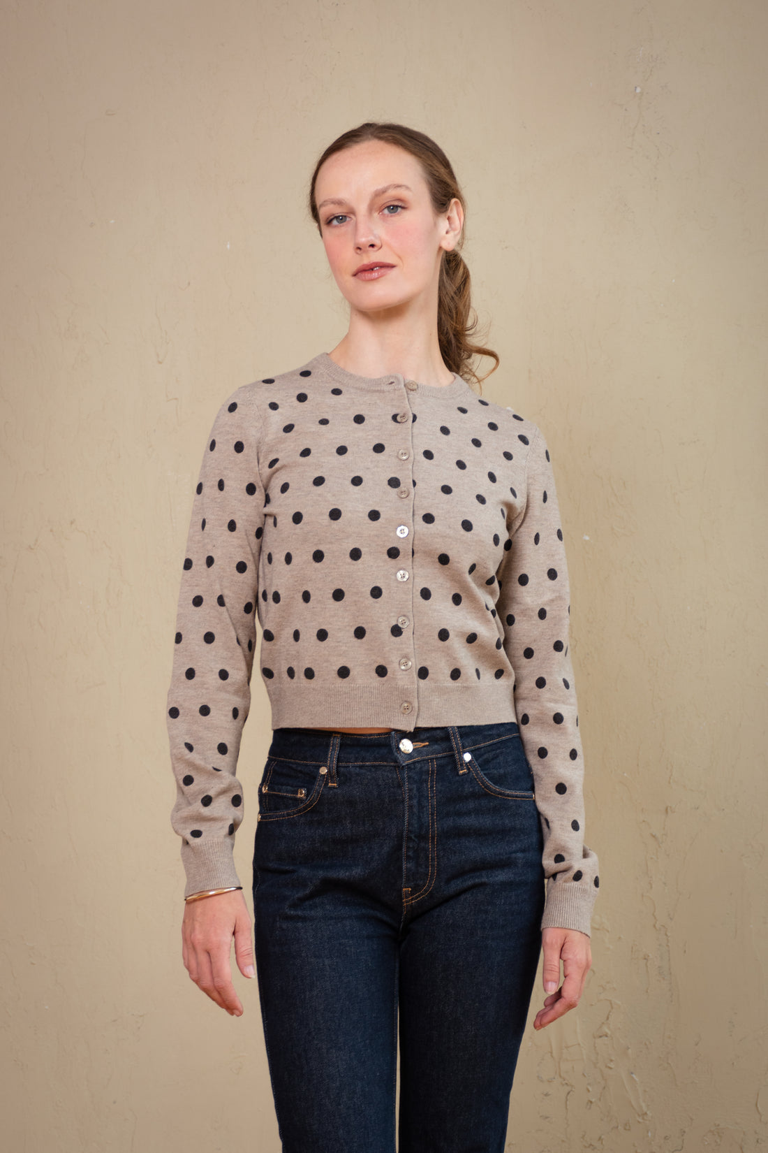 Daphne Polka Dot Cardigan