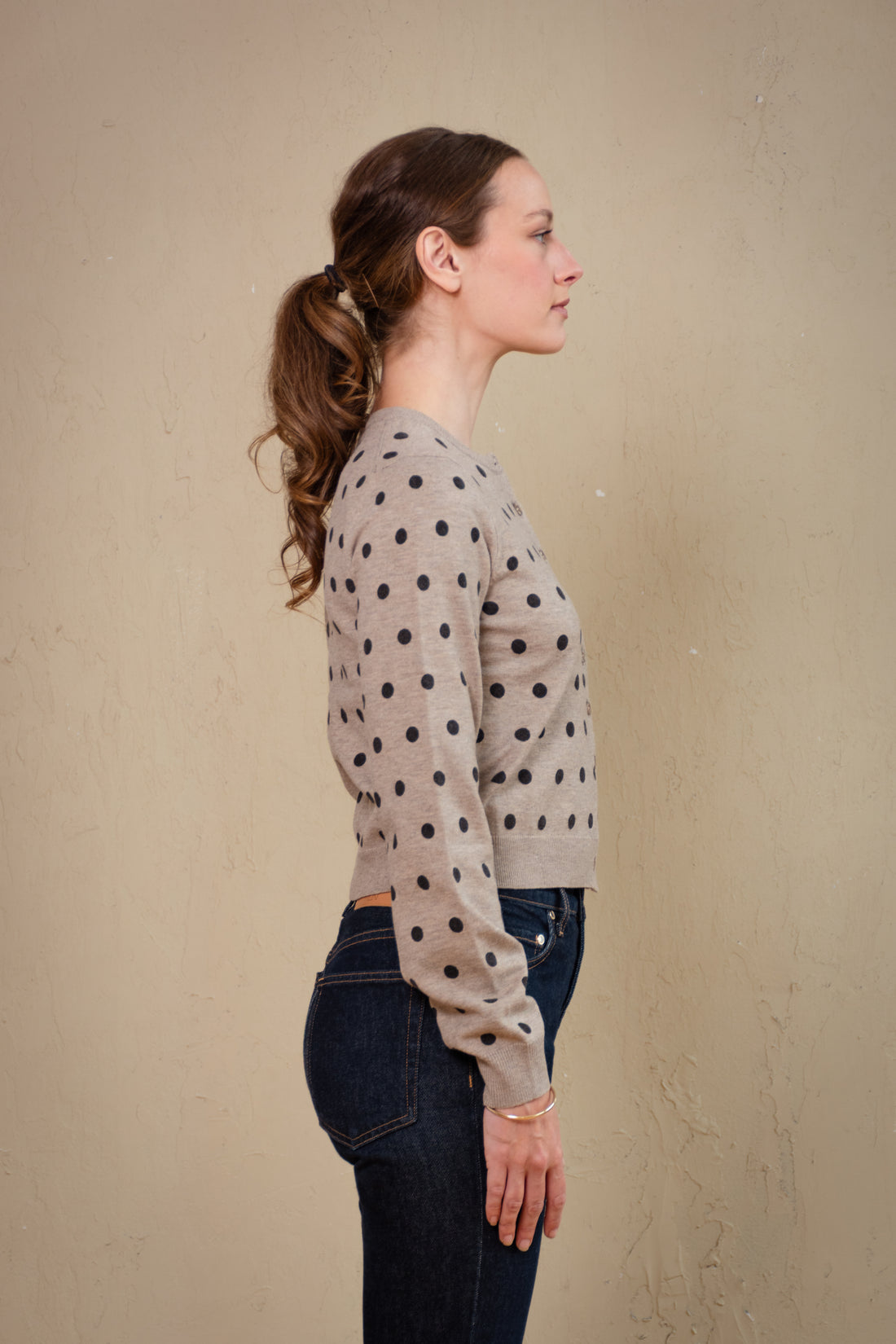 Daphne Polka Dot Cardigan