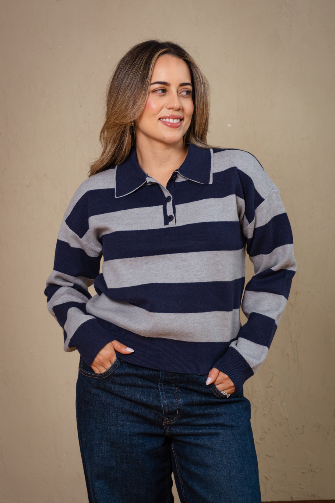 Harper Stripe Rugby