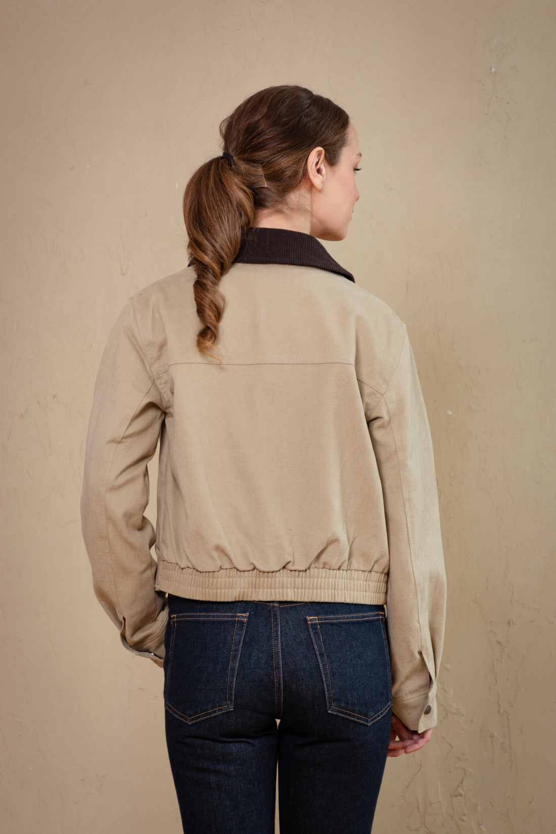 Briar Contrast Collar Jacket