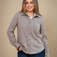 Cami Stripe Button-Up Shirt