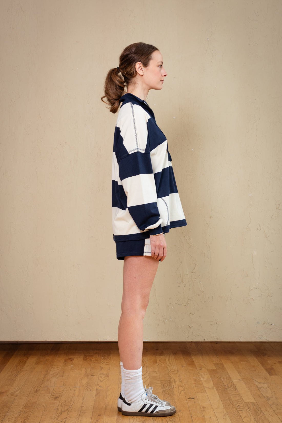 Whitney Stripe Knit Shorts
