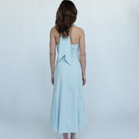 Cannes Blue Maxi Dress