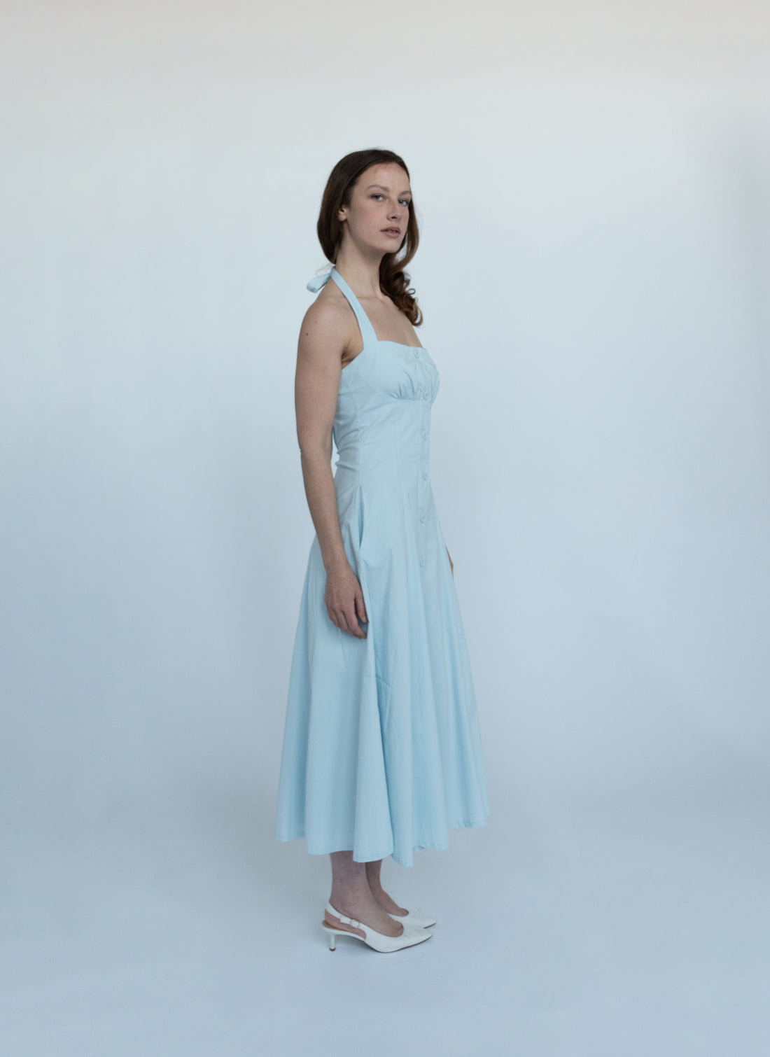 Cannes Blue Maxi Dress
