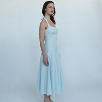 Cannes Blue Maxi Dress