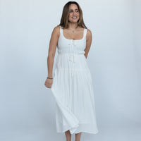 Arden Keyhole Midi Dress