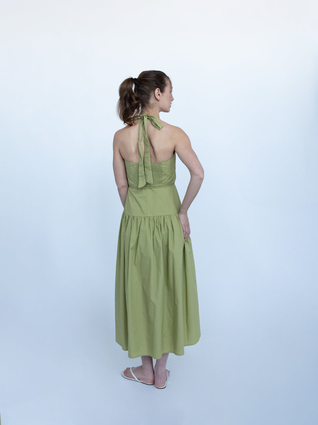 Zahara Pistachio Maxi Dress