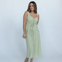 Arden Keyhole Midi Dress