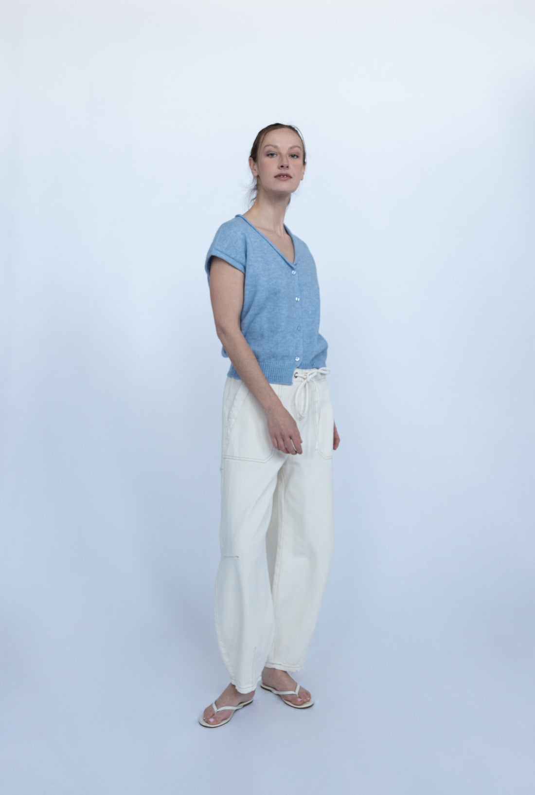 Lena Blue Sweater Vest