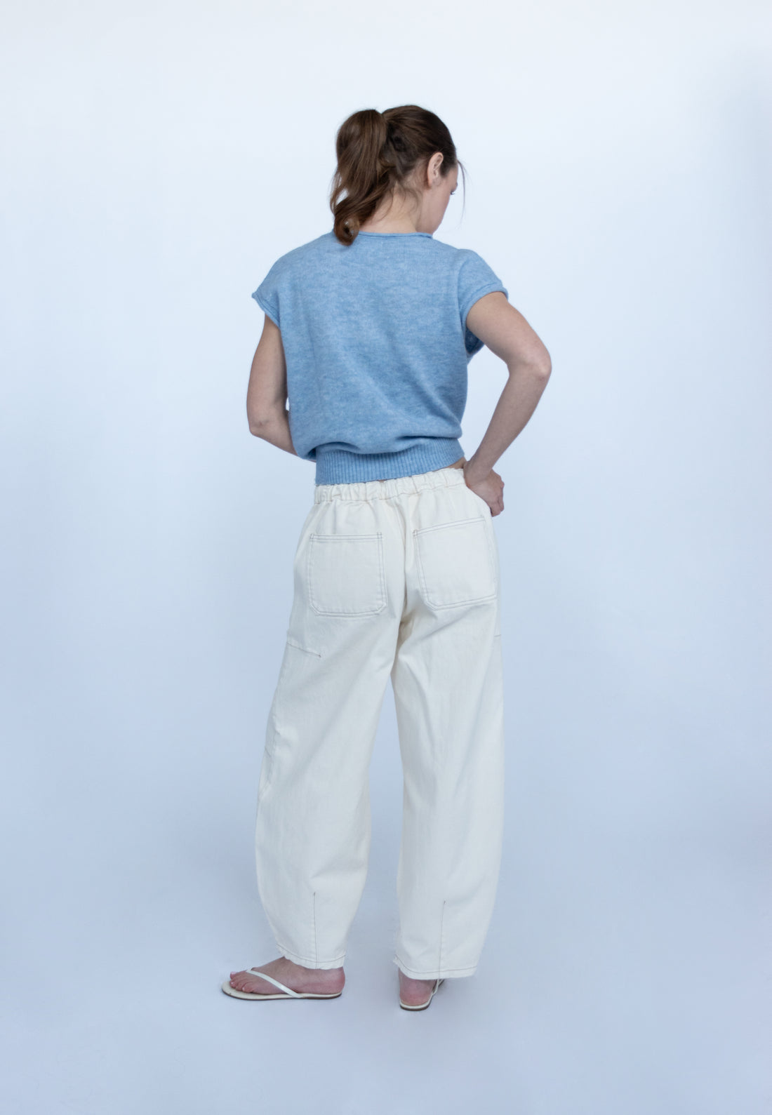 Bianca Drawstring Denim Jeans