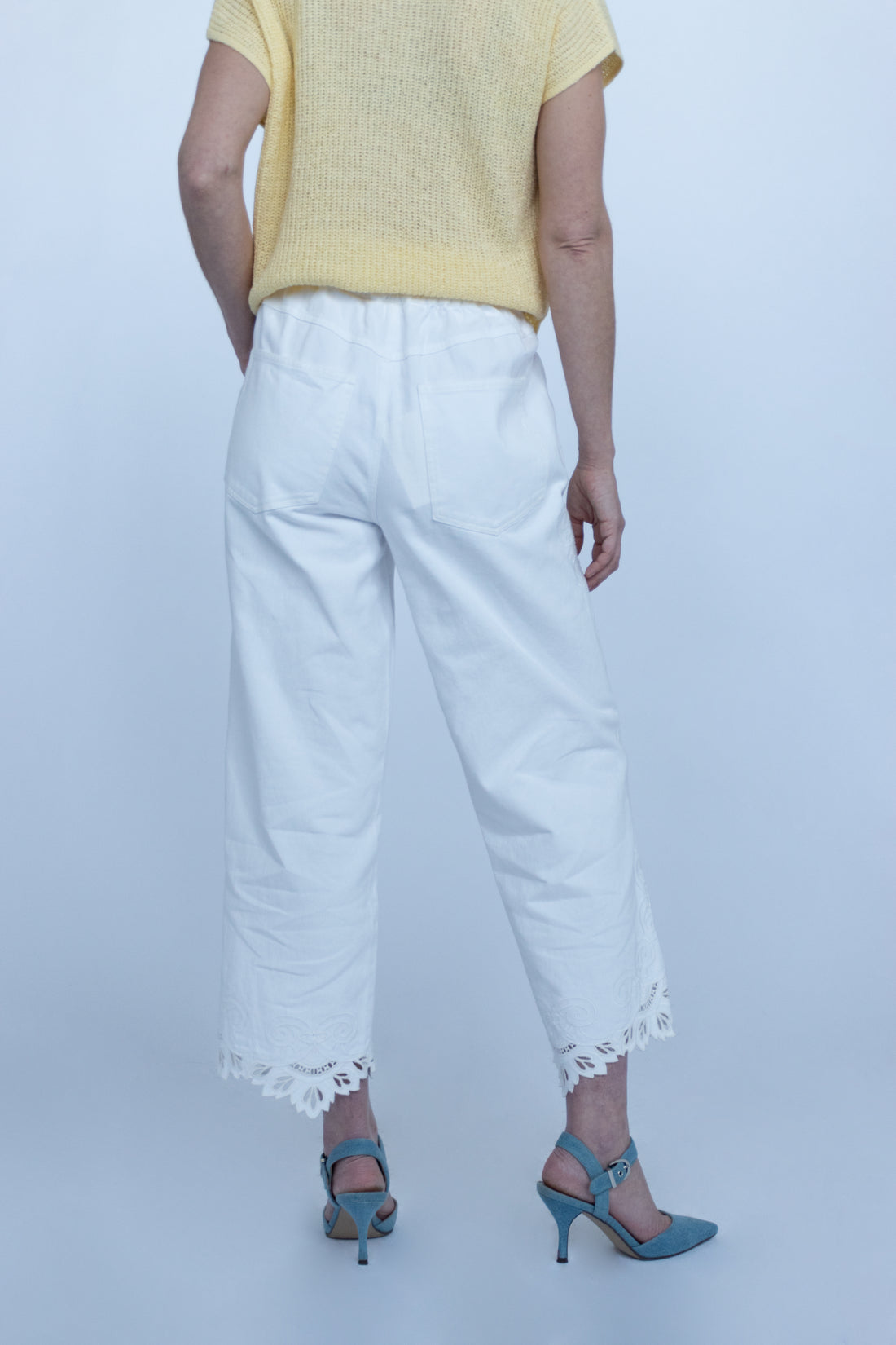 Florence Eyelet Detail Pants