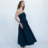 Juliette Navy Midi Dress