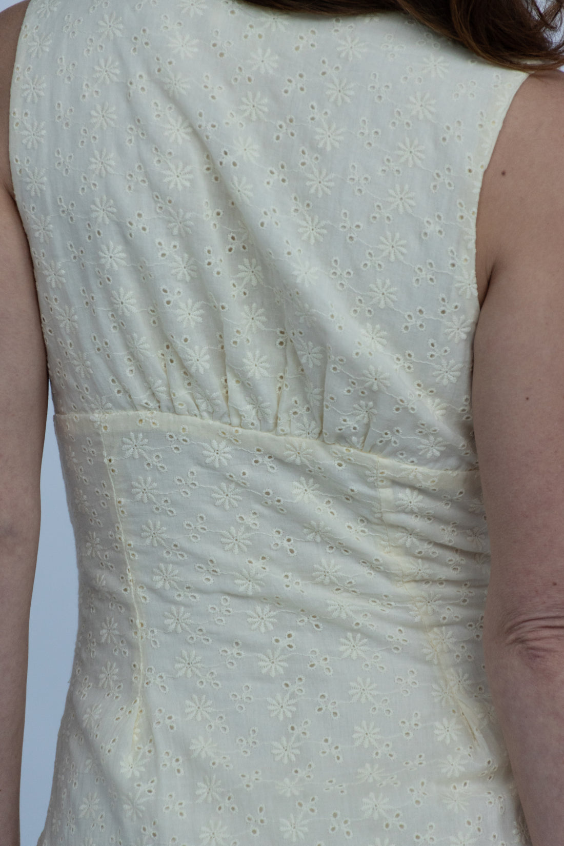 Lumi Butter Eyelet Mini Dress
