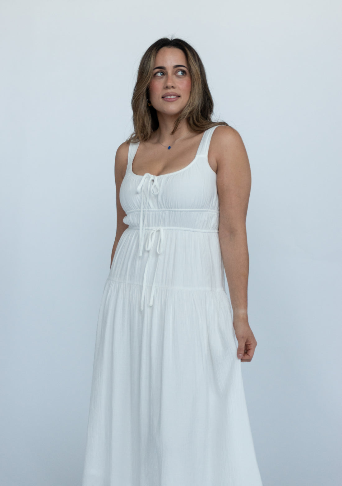 Arden Keyhole Midi Dress