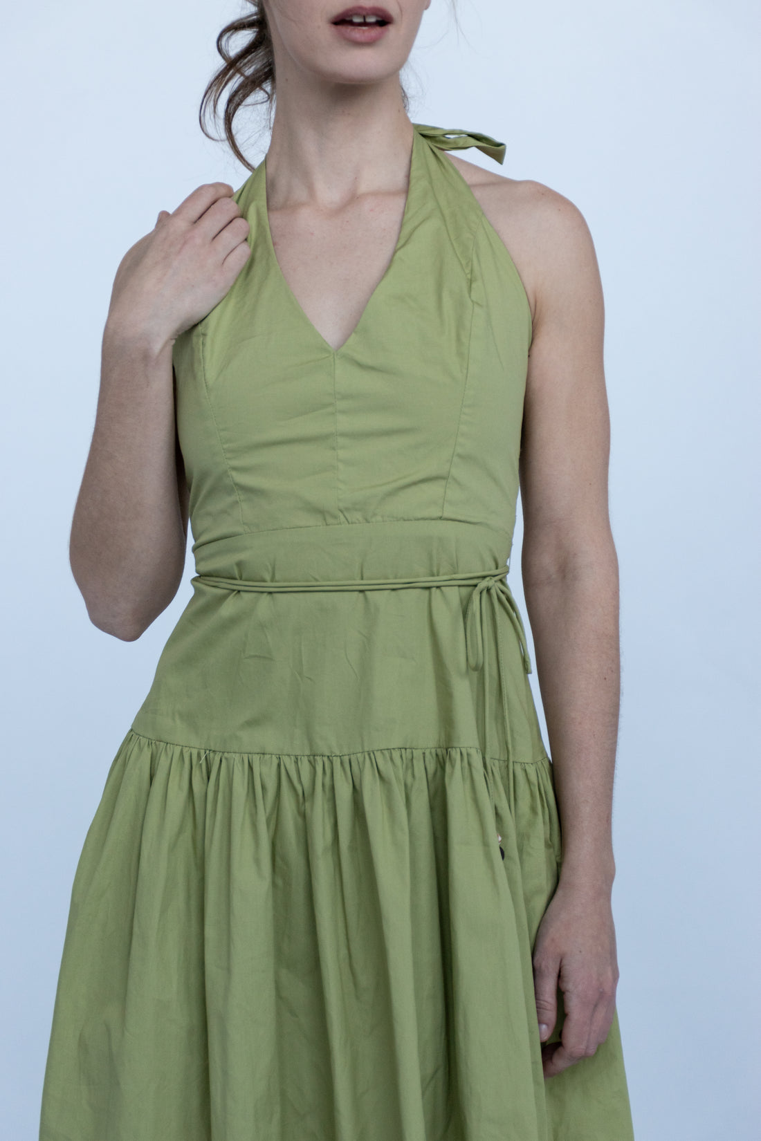 Zahara Pistachio Maxi Dress