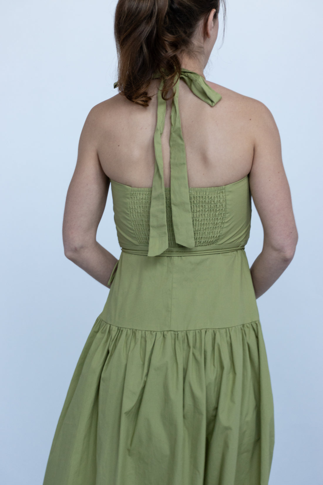 Zahara Pistachio Maxi Dress
