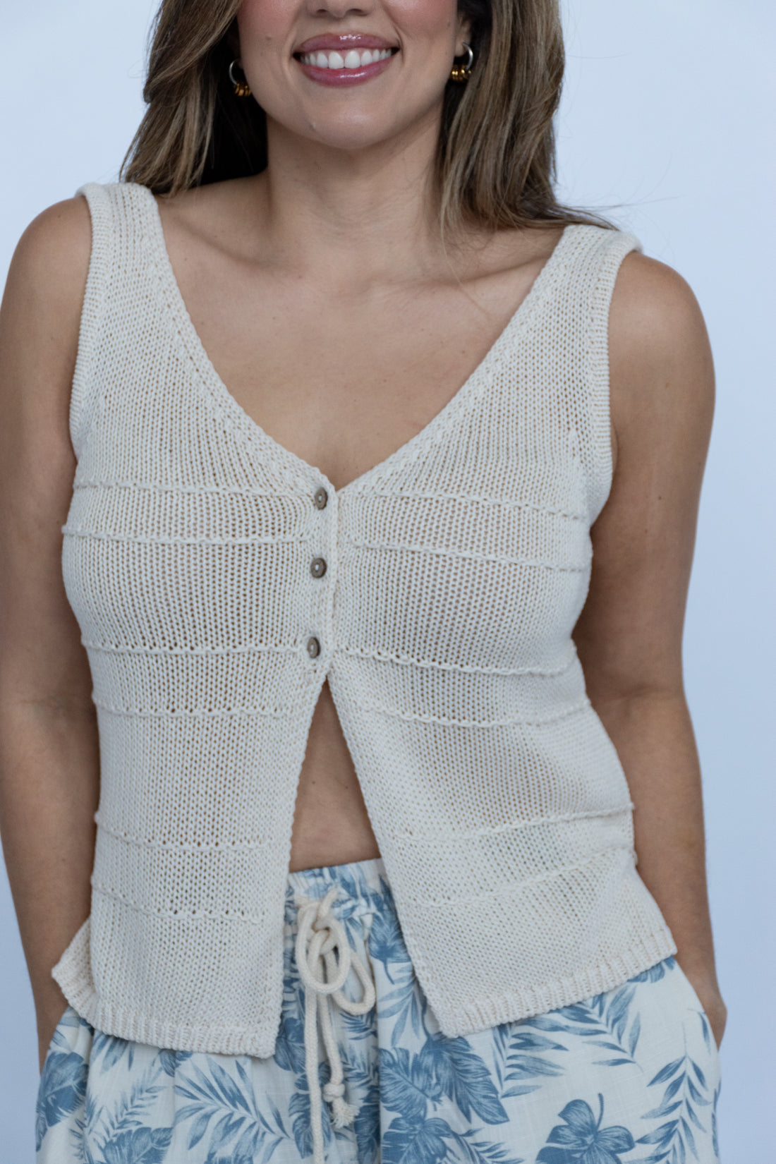 Tulum Crochet Knit Vest