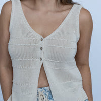 Tulum Crochet Knit Vest