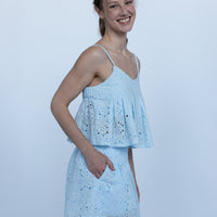 Positano Eyelet Skort Set