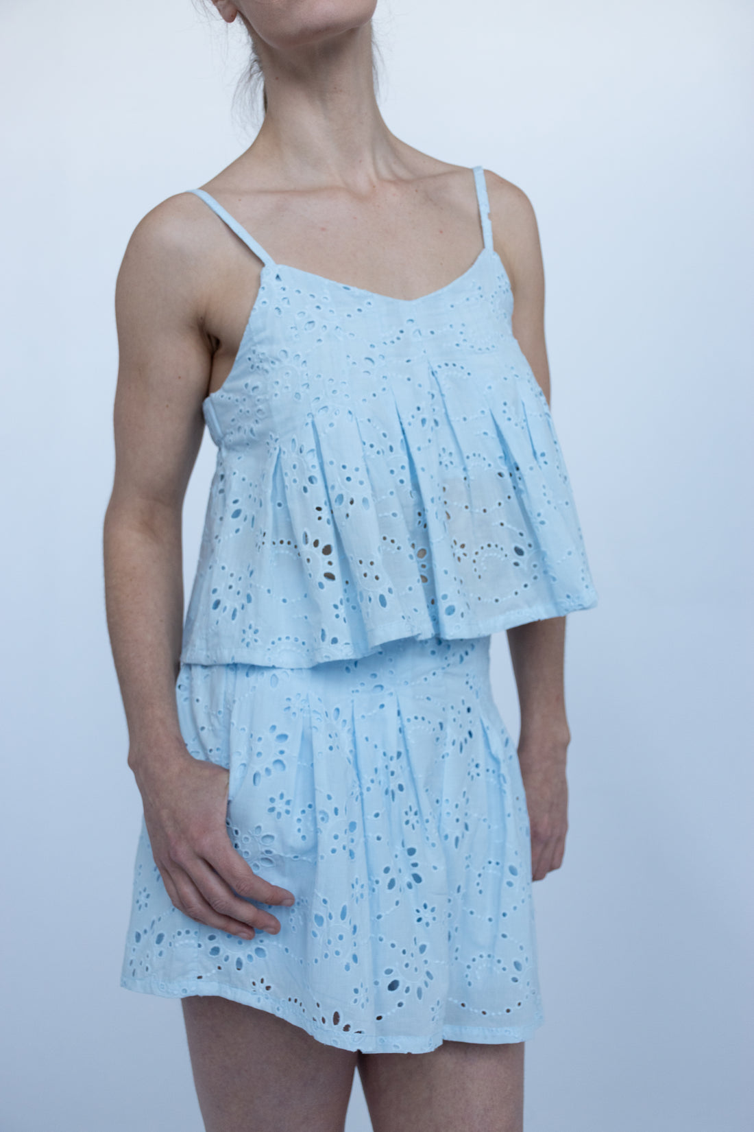 Positano Eyelet Skort Set