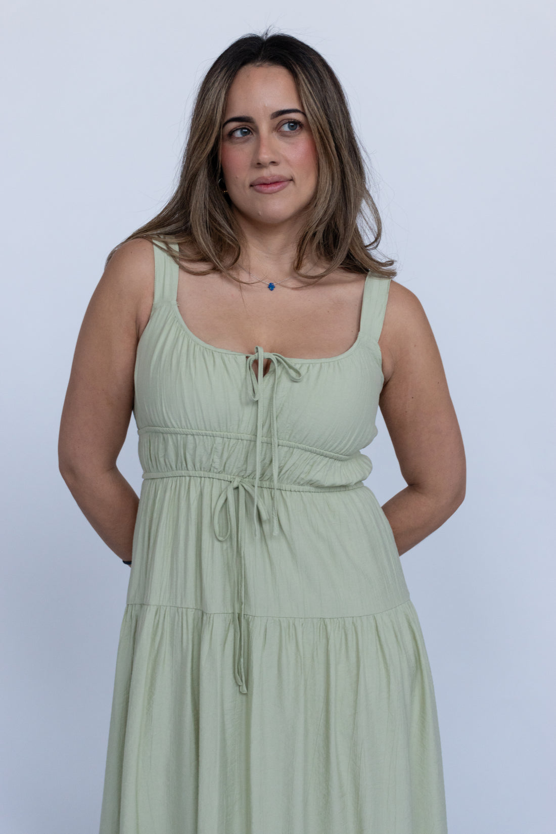 Arden Keyhole Midi Dress