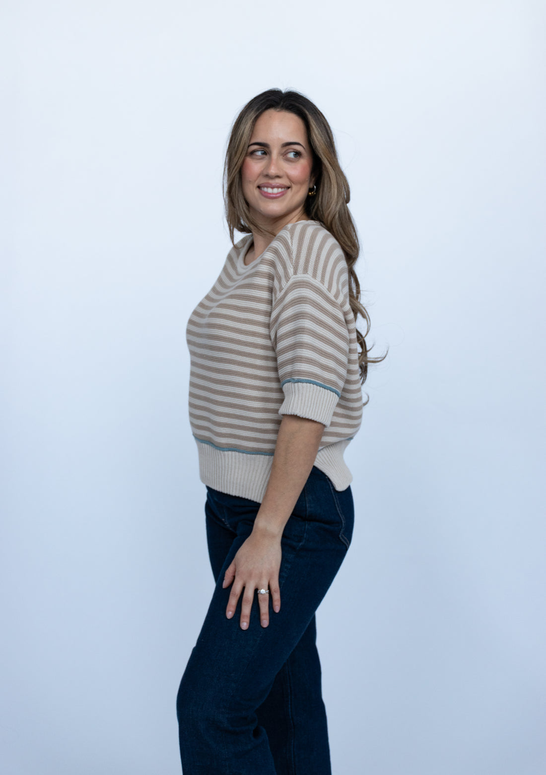 Marina Coastal Stripe Sweater
