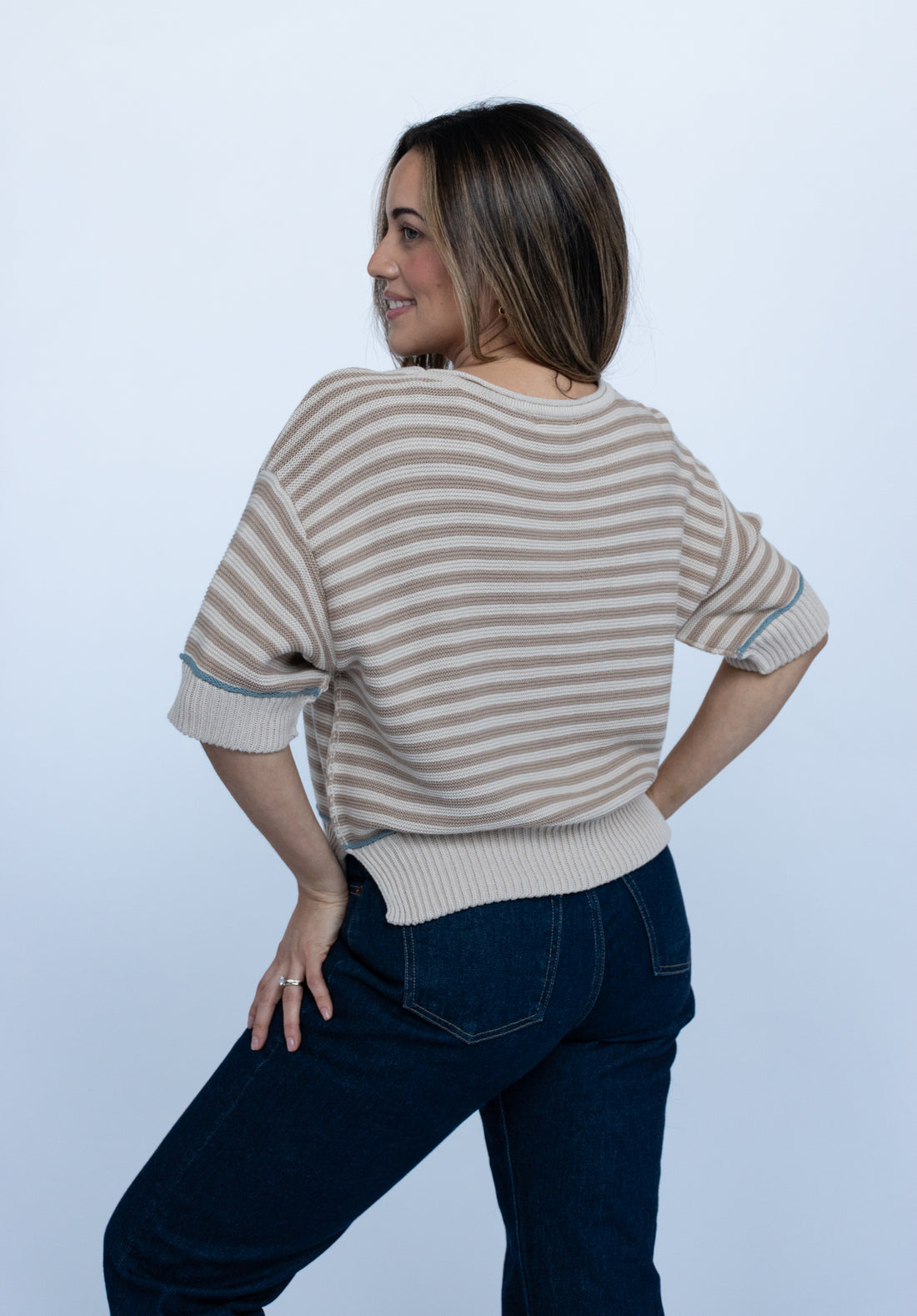 Marina Coastal Stripe Sweater