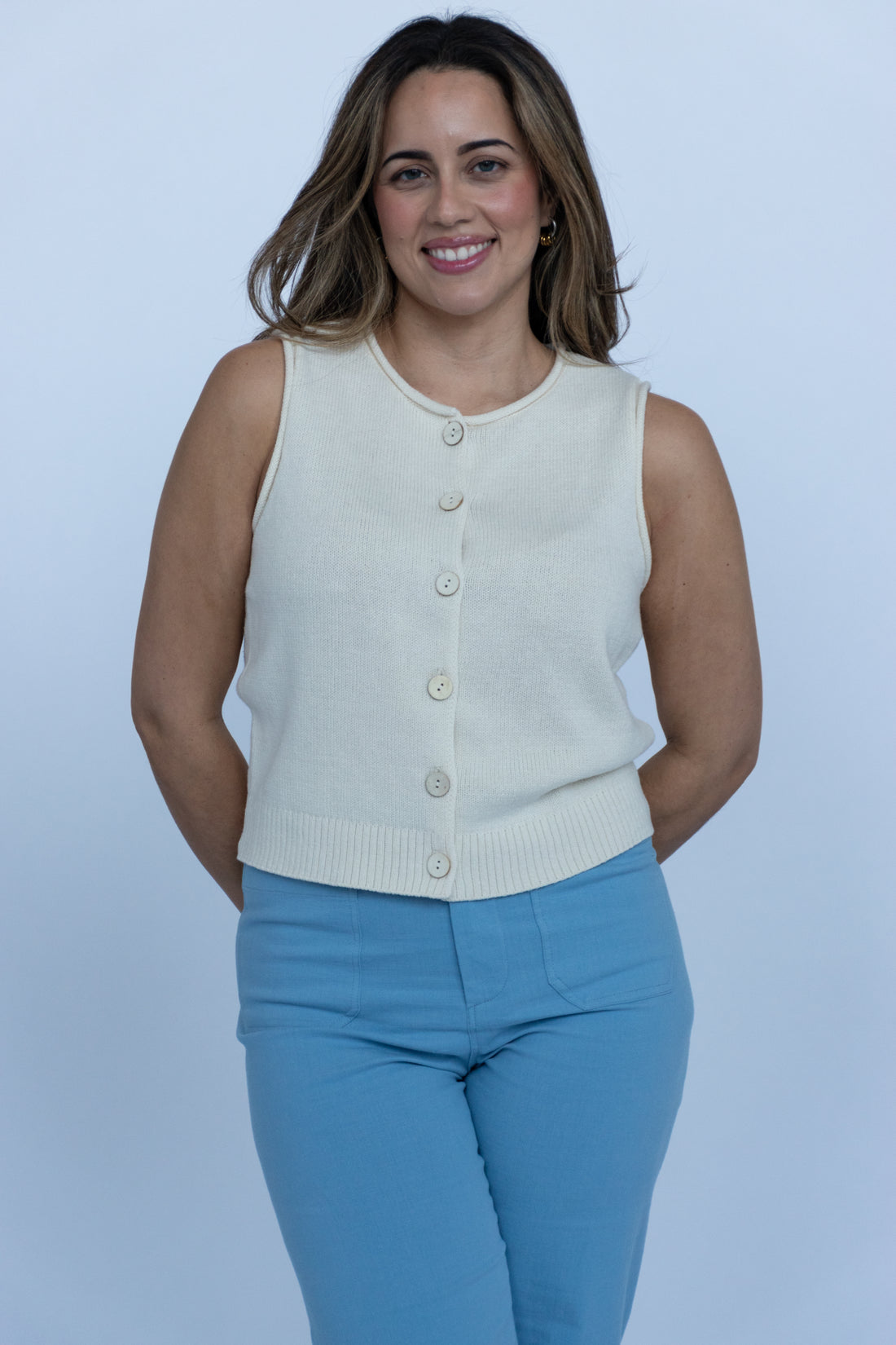 Colette Knit Cardigan Vest