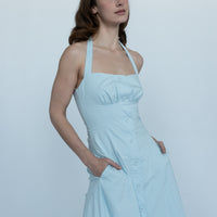 Cannes Blue Maxi Dress