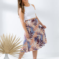 Isabella Midi Print Skirt