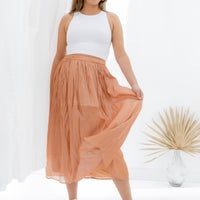 Willow Maxi Pleated Skirt