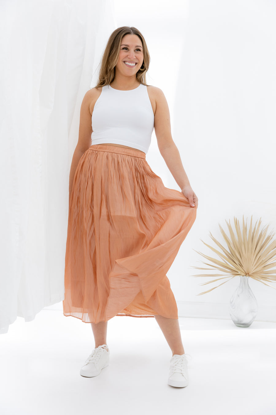 Willow Maxi Pleated Skirt
